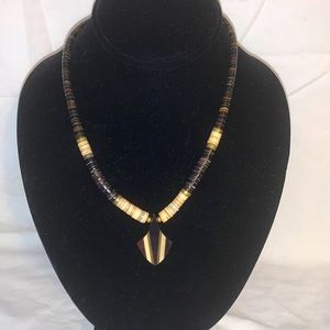 2/$15 Brown and tan puka shell necklaces